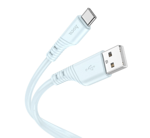 Дата кабель Hoco X97 Crystal color USB to Type-C (1 м), Blue (<>)