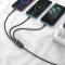 Дата кабель Hoco U104 Ultra 6A 3in1 Lightning -MicroUSB-Type-C