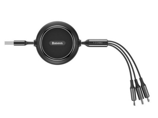 Дата кабель Baseus Golden Loop 3-in-1 (1.2m) (CAMLT-JH)