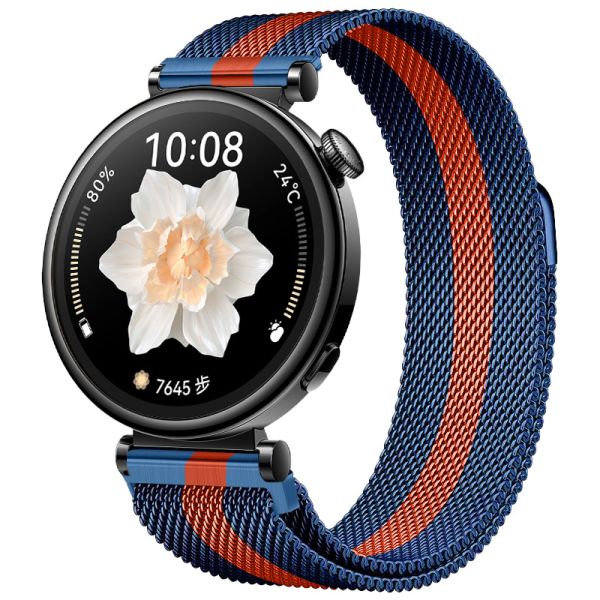 Ремінець міланська петля 22mm  (Orange Line)