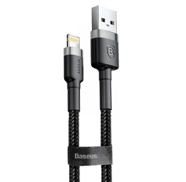 Дата кабель Baseus Cafule Lightning Cable 2.4A (1m) (CALKLF-B)