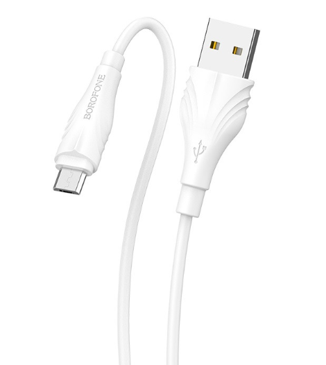 Дата кабель Borofone BX18 Optimal USB to MicroUSB (2 МЕТРИ)