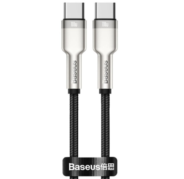 Дата кабель Baseus Cafule Series Metal Type-C to Type-C 100W (2м) (CATJK-D)
