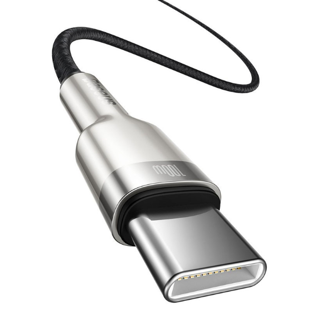 Дата кабель Baseus Cafule Series Metal Type-C to Type-C 100W (2м) (CATJK-D)