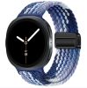 Ремінець плетений нейлоновий з магнітною застібкою для Samsung Watch 22 мм (Blueberry color)
