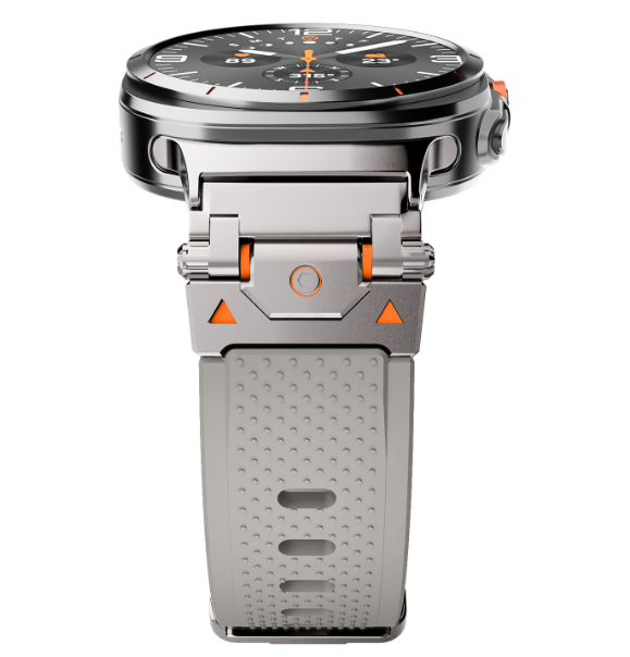 Ремінець для Samsung Galaxy Watch 7 Ultra 47mm (TPU + металевий конектор) (Grey)