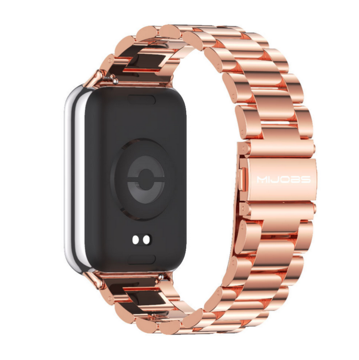 Металевий ремінець MIJOBS для Redmi Watch 4 / Band 8 Pro / Mi Band 9 Pro (Gold #2)