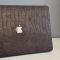 Чохол накладка з еко шкіри на MacBook Air 15 (A2941) (Coffe)