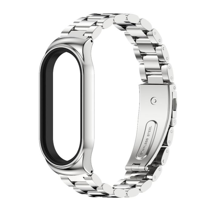 Ремінець металевий для Miband 8/9 MIjoas (Срібний)