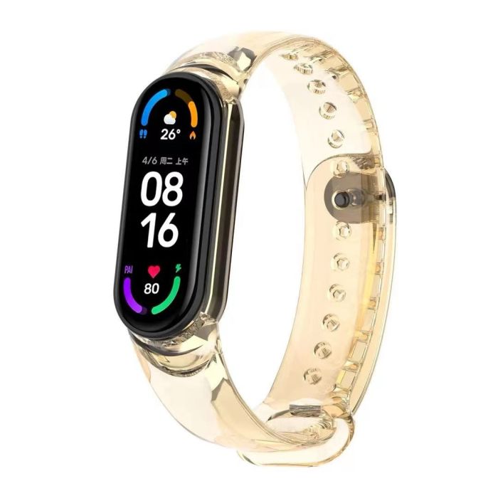 Силіконовий ремінець для браслета Xiaomi Mi Band 8/9 (Жовтий)