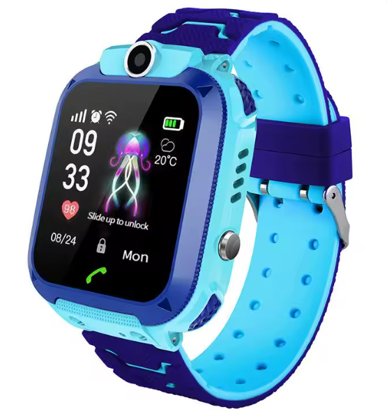 Дитячий смарт голдинник (Звінки+SOS+GPS)  Q12(4G) (Blue)