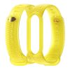 Ремінець силіконовий для MIband 4/5/6 MIJOAS, Червоний (Желтый / Canary Yellow)