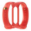 Ремінець силіконовий для MIband 4/5/6 MIJOAS, Червоний (Червоний)