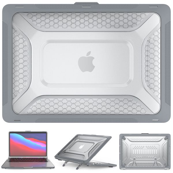 Протиударний чохол з підставкою для Macbook Air (M2 | A2681), Сірий (Серый)