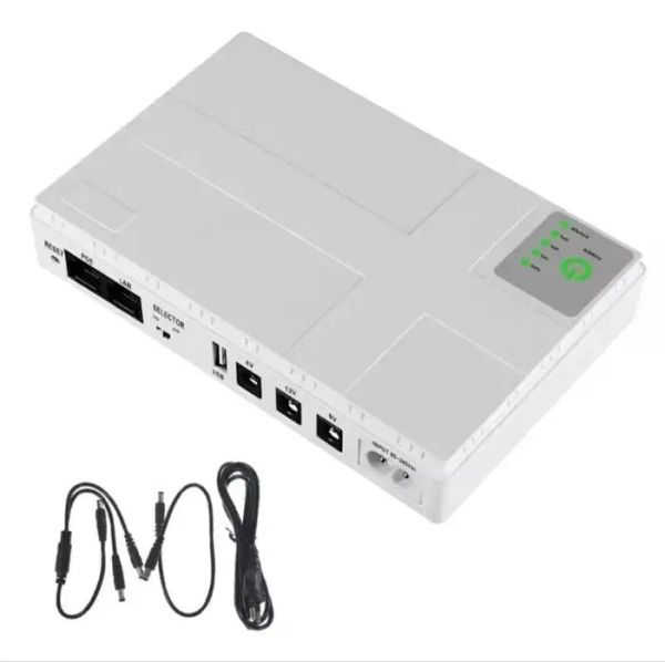 Power Bank Безперебійник для роутера DC1036P 36W 10400mAh White