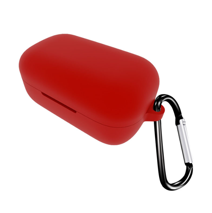 Силіконовий чохол для Sennheiser MOMENTUM True Wireless 2 з карабіном (Red)