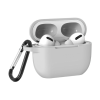 Чохол силіконовий з карабіном для Airpods 3 (Серый)