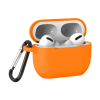 Чохол силіконовий з карабіном для Airpods 3 (Оранжевый)