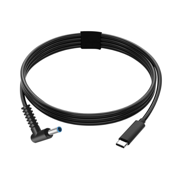 Кабель USB Type-C 65W для зарядки ноутбука HP (розʼєм 4.5×3.0 мм)