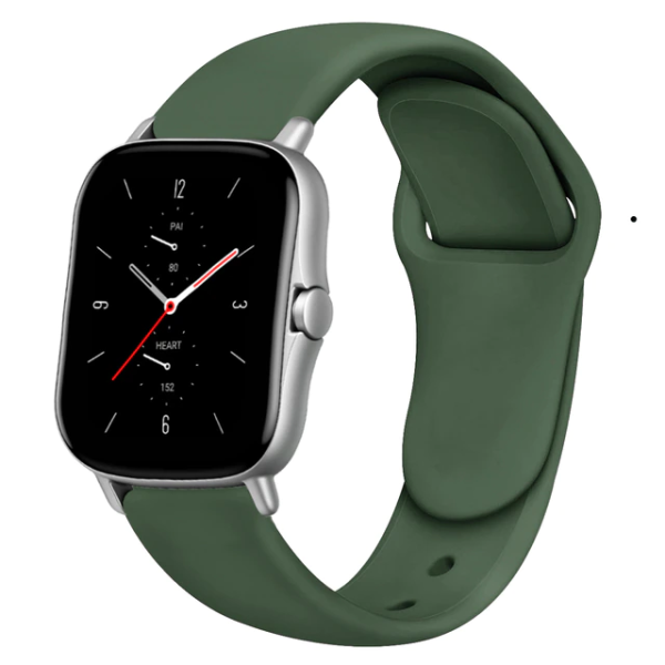 Ремінець силіконовий Classic 18 мм, Green brick (Хаки)