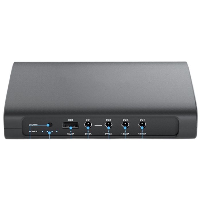 Mini UPC Безперебійник для роутера PB1 36W 12000 mAh