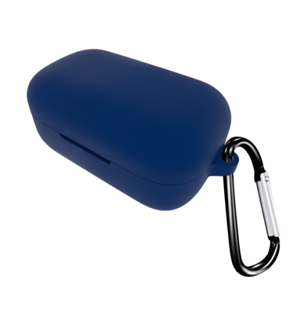 Силіконовий чохол для Sennheiser MOMENTUM True Wireless 2 з карабіном (Blue)