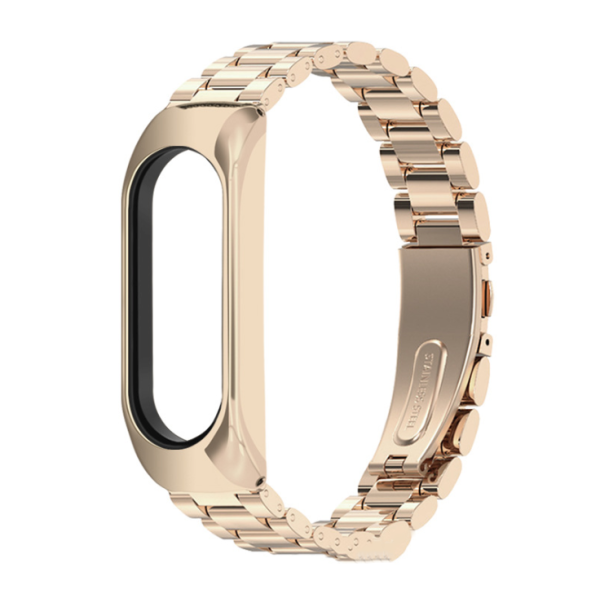 Ремінець металевий BlackPink для Mi Band 3/4/5/6|, ХЗ (Крем)