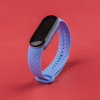 Силіконовий ремінець з імітацією плетіння для Mi Band 5 | 6 | 7, Джинсовий (Джинсовый)