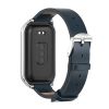 Ремінець із екошкіри MiJobs для Redmi Smart Band 3 / Mi Band 9 Active (Синій)