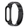 Ремінець металевий MiJOAS для Mi Band 3 | 4 | 5 | 6 GT Shark, Фіолетовий (Черный TF2)