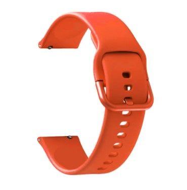 Ремінець Силіконовий Premium для AMAZFIT Bip | GTS | GTR 20 mm, Синій (Помаранчевий)