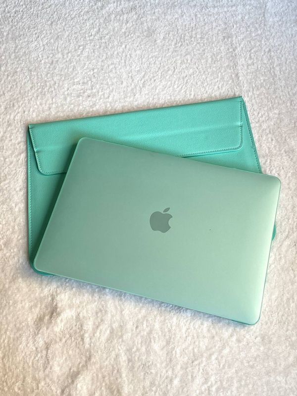 Чохол для MacBook Air 13" (2018 - 2020 | M1 | A1932 | A2337) матовий (Ментоловий)