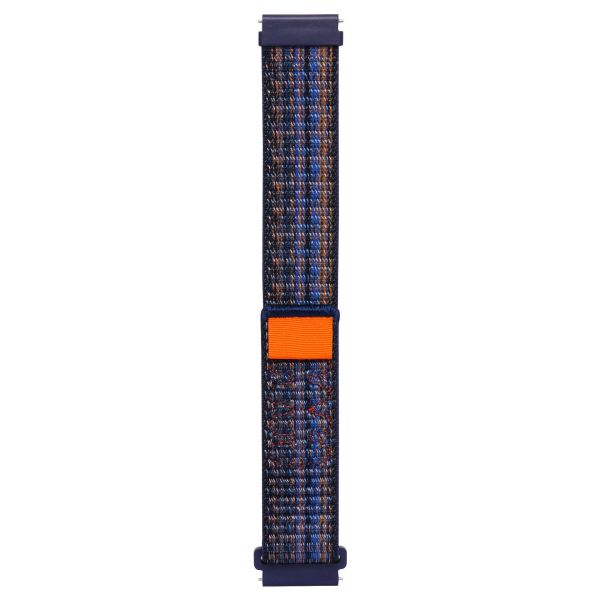 Ремінець Sport Loop для смарт годинників - 22 мм  (Blue with Orange)