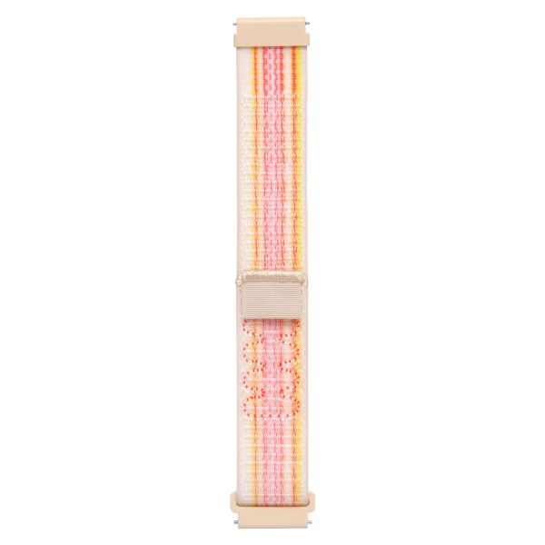Ремінець Sport Loop для смарт годинників - 22 мм  (Starlight with Pink)