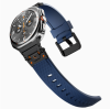Металевий ремінець Armor Pro із силіконовою вставкою для Samsung Galaxy Watch 8 40/44 мм. (blue+black)