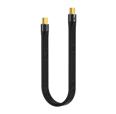 Кабель Thunderbolt 4 Type-C – Type-C 13 см, 100W, високошвидкісний