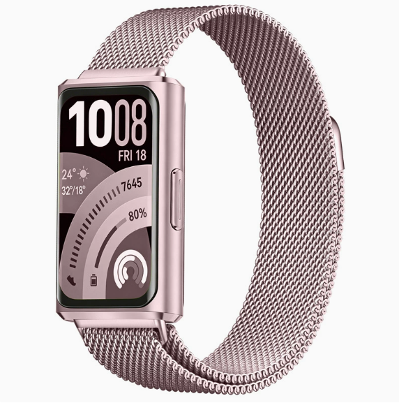 Міланський металевий ремінець для Huawei Band 11 / Band 11 Pro (rose pink)