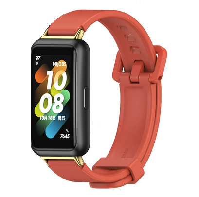 Силіконовий ремінець Mijobs для Huawei Band 10 / 9 / 8 — змінний браслет для фітнес-браслета (Red)
