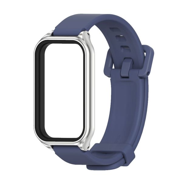Силіконовий ремінець для Redmi Smart Band 3 / Mi Band 9 Active (Синій)