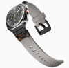 Металевий ремінець Armor Pro із силіконовою вставкою для Samsung Galaxy Watch 8 40/44 мм. (gray+black)