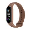 Силиконовый ремешок Dragon для Xiaomi Mi Band 5 | 6 / 7, Красный (Коричневий)