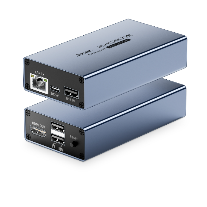 HDMI подовжувач G157 — Передача HDMI + USB (KVM) по одному кабелю CAT5/6 до 150м | Full HD 1080p |