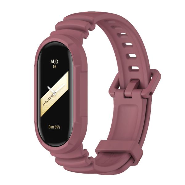 Ремінець силіконовий MIJOAS для Miband 8/9 (Фіолетовий)