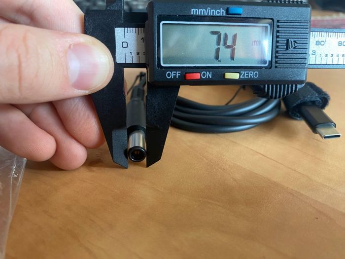 Кабель USB Type-C 65W для зарядки ноутбуків HP з роз'ємом 7.4×5.0 мм