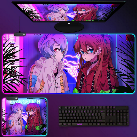 Килимок для мишки LED 80*30 см. Anime (Print 12)