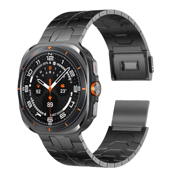 Металевий браслет Butterfly для Samsung Galaxy Watch 8 Classic 46 мм (black)