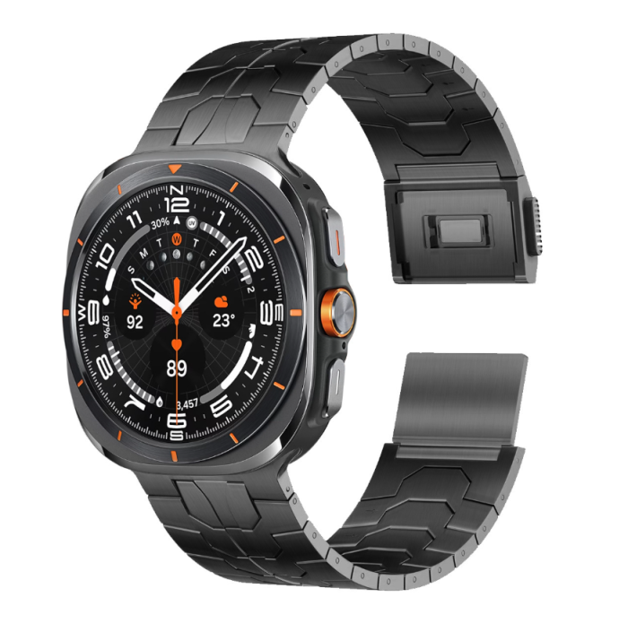 Металевий браслет Butterfly для Samsung Galaxy Watch 8 Classic 46 мм (black)