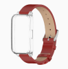 Захисний чохол MIJOBS з ремінцем зі шкіри/мікрофібри для Huawei Band 10 / 9 / 8, з підтримкою NFC (червоний)