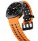 Двоколірний силіконовий ремінець для Samsung Watch Ultra 47 мм (помаранчевий)