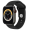 Силіконовий ремінець Braid для Apple Watch 38/40/41 AAA+, Зелений (Чорний)